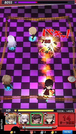 画像ギャラリー No.003のサムネイル画像 / ひっぱりアクション「ダンガンロンパ-Unlimited Battle-」がiOS向けに配信開始。1月20日まで「スタートダッシュキャンペーン」を実施
