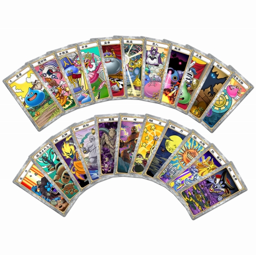 ドラゴンクエストx に登場するタロットが実物のカードに 特典アイテムコード付きで4月下旬に発売予定