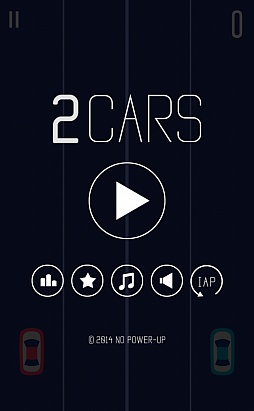 画像集#001のサムネイル/2台の車を同時に操作する激ムズゲーム。スマホ向けアクション「2 Cars」を紹介する「(ほぼ)日刊スマホゲーム通信」第725回
