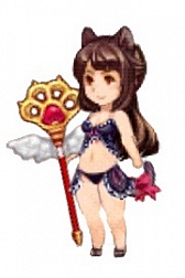 画像ギャラリー No.009のサムネイル画像 / 「BRAVELY ARCHIVE D’s report」,イーリス隊の5人が水着姿で登場