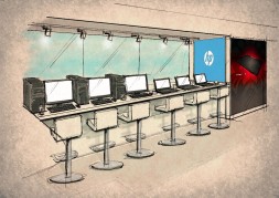 画像ギャラリー No.003のサムネイル画像 / HPのゲーマー向けPCで「DQX」を遊べる期間限定ネットカフェが12日オープン