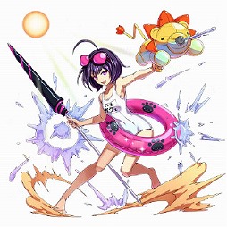 画像ギャラリー No.004のサムネイル画像 / 「【18】 キミト ツナガル パズル」,“夏と水着と救世主ガチャ”で水着アバターが登場