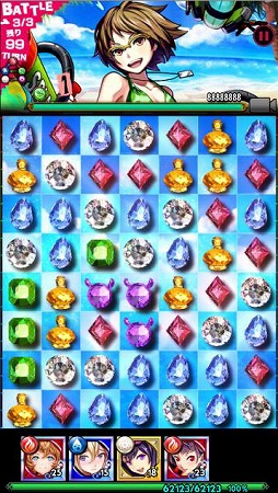 画像ギャラリー No.006のサムネイル画像 / 「【18】 キミト ツナガル パズル」,“夏と水着と救世主ガチャ”で水着アバターが登場