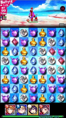 画像ギャラリー No.007のサムネイル画像 / 「【18】 キミト ツナガル パズル」,“夏と水着と救世主ガチャ”で水着アバターが登場