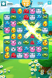 画像ギャラリー No.009のサムネイル画像 / ボードに閉じ込められたペットを救助せよ。スマホ向けマッチ3ゲーム「パズルペット」を紹介する「(ほぼ)日刊スマホゲーム通信」第752回