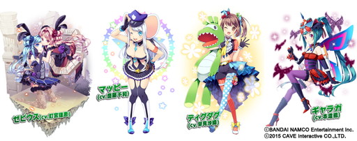 画像ギャラリー No.005のサムネイル画像 / “美少女使い魔”になったパックマンやマッピーの姿は一見の価値あり。「ゴシックは魔法乙女」でバンナムとのコラボイベントがスタート