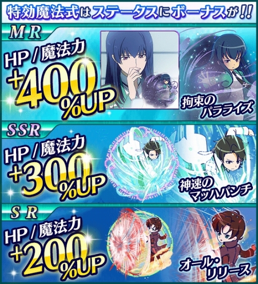 画像ギャラリー No.002のサムネイル画像 / 「魔法科高校の劣等生 スクマギバトル」イベント「少女を救いし手」が開催中