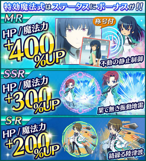 画像ギャラリー No.012のサムネイル画像 / 「魔法科高校の劣等生 スクマギ」,イベント“サマー・スプラッシュ”を開始