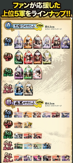 一番くじmini 戦国 Basara 必勝祈願 が7月2日に発売決定