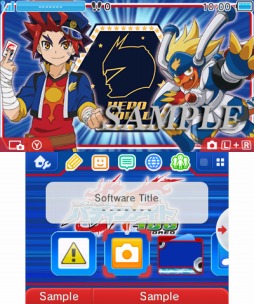 フューチャーカード バディファイト ハンドレッド の3ds用テーマが配信スタート