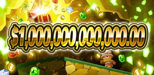 画像ギャラリー No.001のサムネイル画像 / トレジャーハンターACT「$1,000,000,000,000.00」がiOS/Android向けに配信中