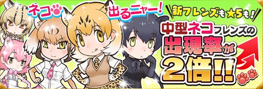画像ギャラリー No.002のサムネイル画像 / 「けものフレンズ」“グループリンク”「にゃんにゃんファミリー」が解放