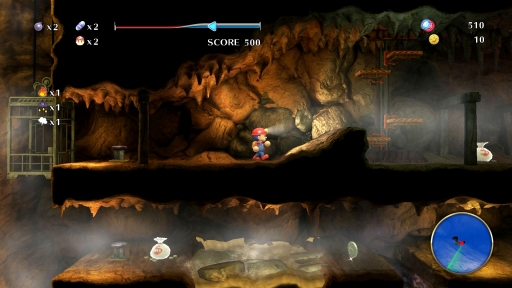 画像ギャラリー No.001のサムネイル画像 / 「みんなでスペランカーZ」,元祖スペランカーステージが11月11日まで復刻