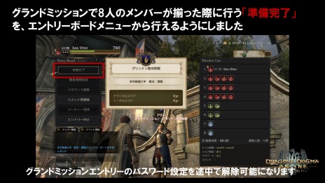 ���������꡼ No.029�Υ���ͥ������ / ��Dragon's Dogma Online��ȱ�������ʤɥ��ǥ��åȥѡ��Ĥ��������̡����åץǡ��ȡ֥�������1.1�פǤ��ݴɥܥå������ĥ