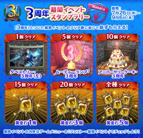 ���������꡼ No.014�Υ���ͥ������ / ��DDON�ס�3��ǯ��ǰ�������ߥ����Ȥ���������㥹�Ȥ���Υ�å������Τۤ�����¿���Υ��٥�ȡ������ڡ���ξ������餫��