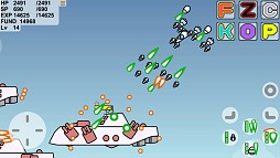 画像ギャラリー No.005のサムネイル画像 / 「Zero Island」配信。ウェーブ単位で迫りくる敵を倒し，タワー破壊を目指すSTG