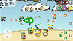 画像ギャラリー No.006のサムネイル画像 / 「Zero Island」配信。ウェーブ単位で迫りくる敵を倒し，タワー破壊を目指すSTG