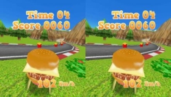 画像ギャラリー No.004のサムネイル画像 / 「VR バーガーランナー」配信開始。走るハンバーガーを操ってポテトを集めよう