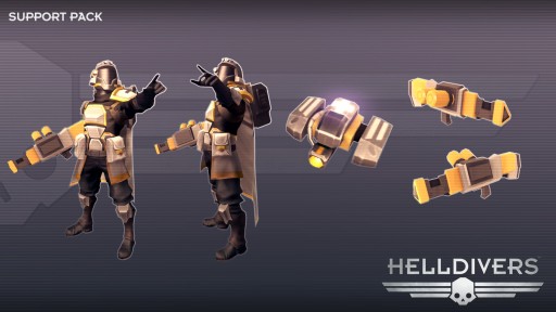 画像ギャラリー No.004のサムネイル画像 / 「HELLDIVERS」,新たな武器と装備を含む3種類の追加DLCパックが本日配信
