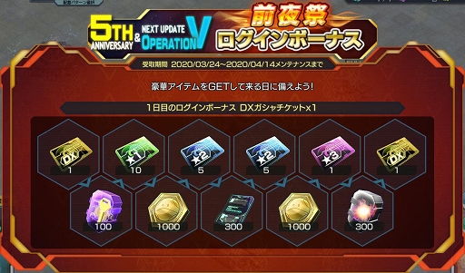 ���������꡼ No.003�Υ���ͥ������ / �֥�����ॸ����ޥե���ȡפǡ�5th Anniversary��NEXT UPDATE -Operation V-����ספ�����