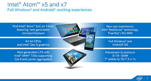 ꡼ No.010 | IntelAtom x7סAtom x5סAtom x3פγפȯɽ֥åȸAtom x7x5ϡCherry Trail8奰եåפ