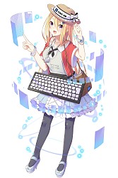 画像ギャラリー No.005のサムネイル画像 / 「家電少女」がキングジムとコラボ。テプラやポメラが擬人化して登場