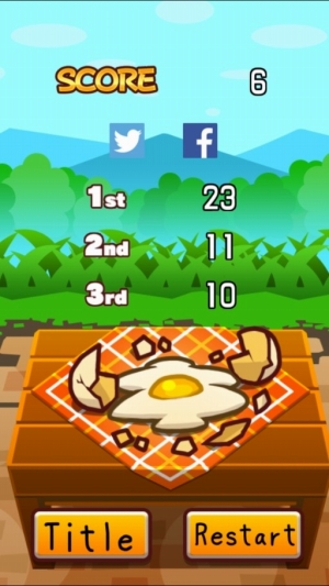 画像ギャラリー No.005のサムネイル画像 / ミニゲーム「エッグキャッチ!〜爆弾とたまご〜」,iOS/Android向けに配信中