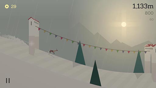 ���������꡼ No.004�Υ���ͥ������ / ���֤�ŷ�����Ѳ���ɽ����Ѥ����㻳�����ܡ�iOS�������Υܥ���������Alto's Adventure�פ�Ҳ𤹤�֡ʤۤܡ��������ޥۥ������̿�����780��