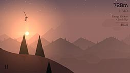 ���������꡼ No.006�Υ���ͥ������ / ���֤�ŷ�����Ѳ���ɽ����Ѥ����㻳�����ܡ�iOS�������Υܥ���������Alto's Adventure�פ�Ҳ𤹤�֡ʤۤܡ��������ޥۥ������̿�����780��