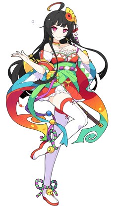 画像ギャラリー No.002のサムネイル画像 / 「STELLA GLOW」,第3弾壁紙「火の魔女『サクヤ』」を公式サイトで配信開始
