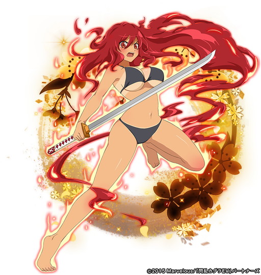 画像ギャラリー No.004のサムネイル画像 / 「三国大戦スマッシュ！」が「閃乱カグラ」とコラボ。★5の斑鳩を配布