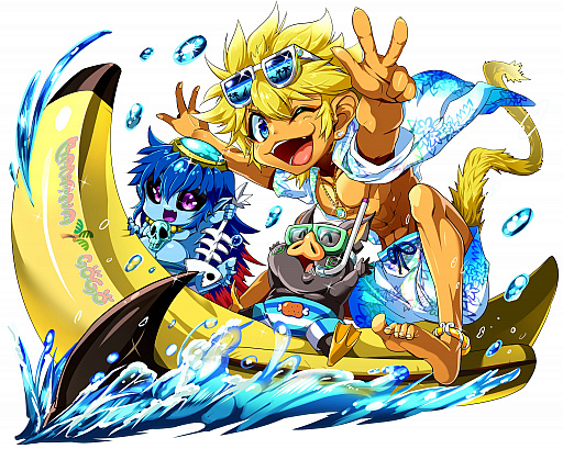 画像ギャラリー No.006のサムネイル画像 / 「エレメンタルストーリー」，水着モンスターが11体登場する「真夏の衣替え召喚 2017」が開始