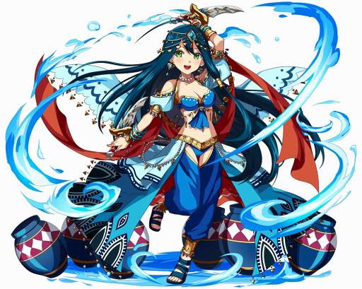 画像ギャラリー No.004のサムネイル画像 / 「エレメンタルストーリー」，期間限定スペシャルガチャにアラビアンなモンスター3体が登場