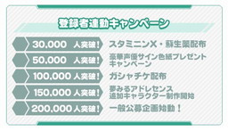 画像ギャラリー No.007のサムネイル画像 / 「ザクセスヘブン」がTwitter連動の事前ガシャを開始。SSRキャラが出現