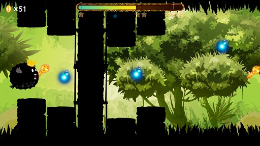 画像ギャラリー No.001のサムネイル画像 / 即死ゲー「ニンブルバード」がauスマートパスで配信開始。全40ステージ