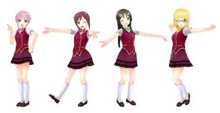 画像ギャラリー No.010のサムネイル画像 / 「ミラクルガールズフェスティバル」,きんモザやWUGの衣装DLCが配信開始