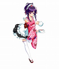 画像ギャラリー No.007のサムネイル画像 / 「VALKYRIE DRIVE -SIREN-」,イベント“ピンクメイドでご奉仕ご奉仕♪”を開催