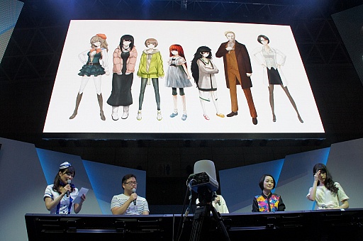 ���������꡼ No.009�Υ���ͥ������ / ��TGS 2015�ϥ����ץ˥󥰱���������Ϫ���б���ͥ��ץ��ǥ塼�����ˤ��ȡ������硼��Ԥ�줿��STEINS;GATE 0�פΥ��ơ������ݡ���