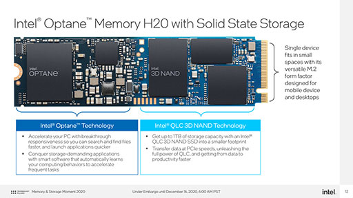 画像集#007のサムネイル/Intel，新型SSD「SSD 670p」とOptane Memory付きSSD「Optane H20」を発表