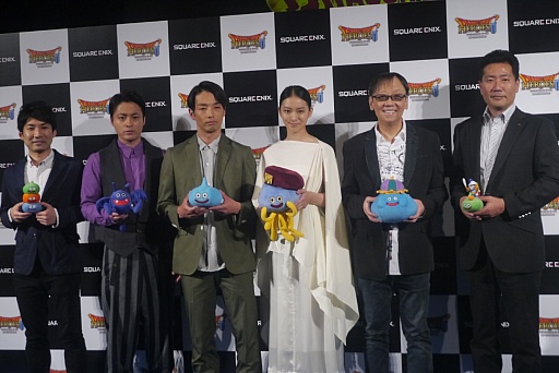 画像ギャラリー No.014のサムネイル画像 / 「ドラゴンクエストヒーローズII」の完成披露発表会をレポート。堀井雄二氏やキャスト陣がボイス収録時のエピソードを語った