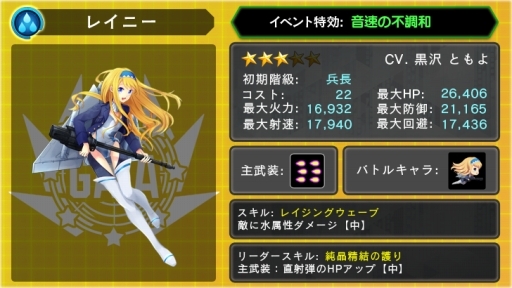 画像ギャラリー No.007のサムネイル画像 / 「音速少女隊」イベント 音速の不調和が開催。イベントに特化した戦姫も登場