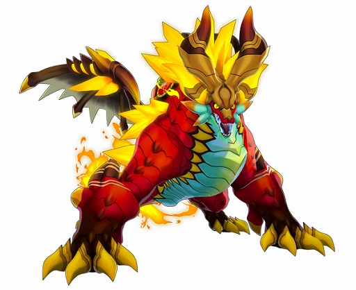 画像ギャラリー No.010のサムネイル画像 / 「MH ストーリーズ」，「パズドラクロス」とのコラボDLC第1弾でクレナイゴウカミが登場