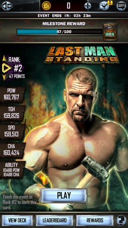 Wwe Supercard 新イベント ラスト マン スタンディング が追加 第1弾は4月19日に開始 Wwe Supercard 新イベント ラスト マン スタンディング が追加 第1弾は4月19日に開始