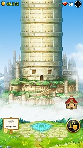 画像ギャラリー No.028のサムネイル画像 / スマホ向けダンジョンRPG「LINE タワーライジング」のインプレッションをお届け。数分でレベル100に到達するスピーディな展開が特徴