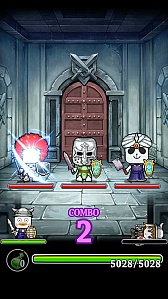 画像ギャラリー No.029のサムネイル画像 / スマホ向けダンジョンRPG「LINE タワーライジング」のインプレッションをお届け。数分でレベル100に到達するスピーディな展開が特徴