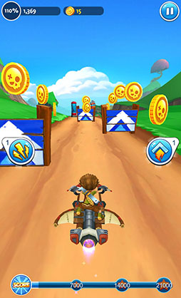 画像ギャラリー No.003のサムネイル画像 / 「Angry Birds」のRovioが手がけたスマホ向けレースアクション「Sky Punks」を紹介する「(ほぼ)日刊スマホゲーム通信」第827回