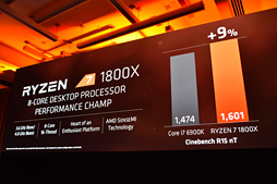 画像集 No.007のサムネイル画像 / 西川善司の3DGE：AMDの新世代CPU「Ryzen 7」は北米時間3月2日発売決定。8コア16スレッドの最上位モデル「Ryzen 7 1800X」は499ドルに