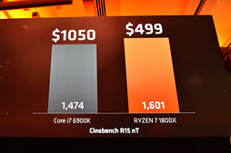 画像集 No.009のサムネイル画像 / 西川善司の3DGE：AMDの新世代CPU「Ryzen 7」は北米時間3月2日発売決定。8コア16スレッドの最上位モデル「Ryzen 7 1800X」は499ドルに