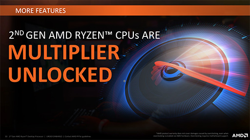 画像ギャラリー No.019のサムネイル画像 / AMD,「Ryzen Desktop 2000」CPUを正式発表。動作クロックが向上し,メモリ周りの最適化が進んだ第2世代モデル