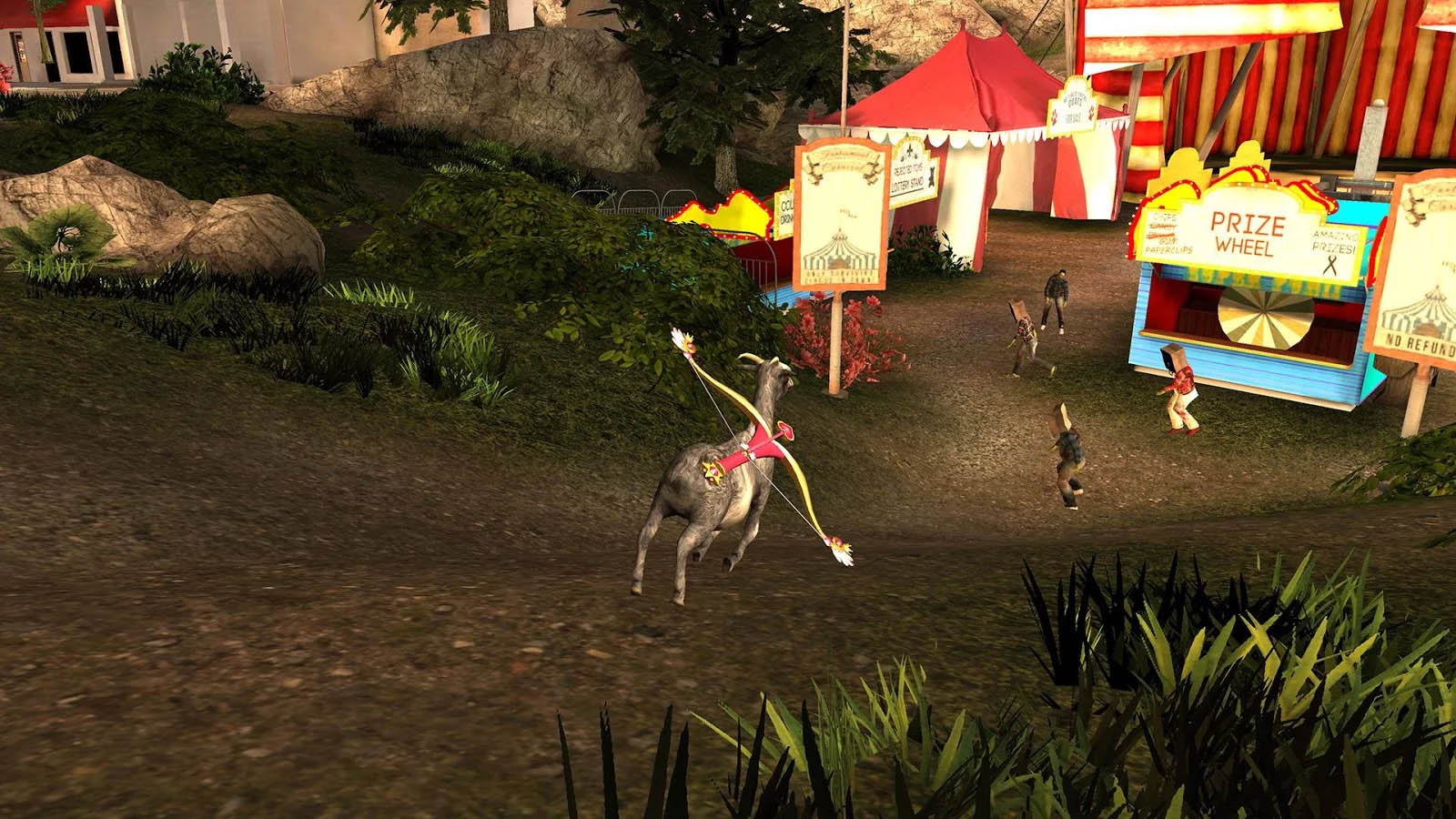 画像集 002 ヤギとゾンビの対決を描くスマホ向けアプリ Goat Simulator Goatz
